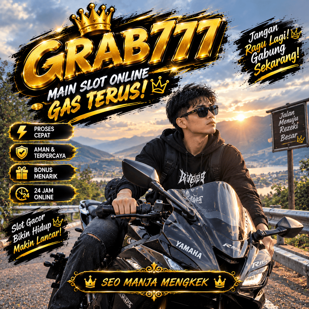 Banner GRAB777 Cyber Blue